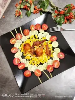 Make Quail salad of corn step 3