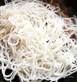 Make The ham, the rice line step 6