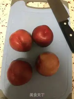 Make Peach cheesemus step 0