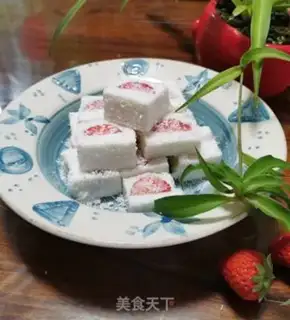 Make Strawberry coconut milk step 6