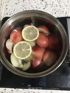 Make Peach cheesemus step 1