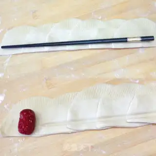 Make The date buns step 5