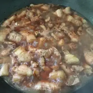Make Red rice, red meat step 4