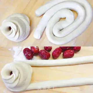 Make The date buns step 7