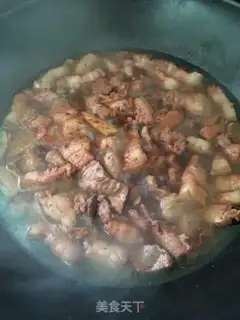 Make Red rice, red meat step 5