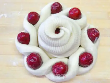 Make The date buns step 9