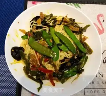 Make Dutch bean noodles step 3