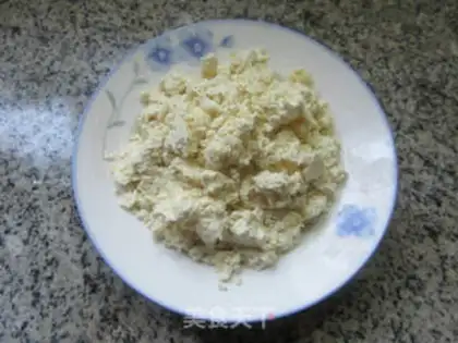 Make Pyramid duck eggs for fried tofu step 3