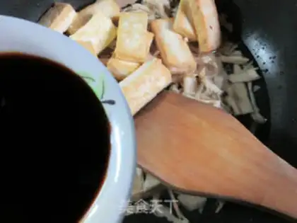 Make Water burns old tofu step 6