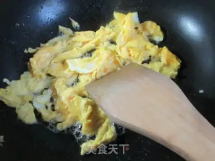 Make Pyramid duck eggs for fried tofu step 5