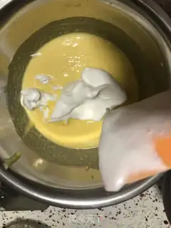 Make Peach cheesemus step 10
