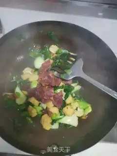 Make Beef with green bean curry step 4
