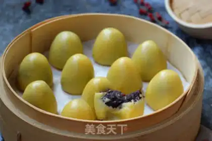Make Sticky bean buns step 9