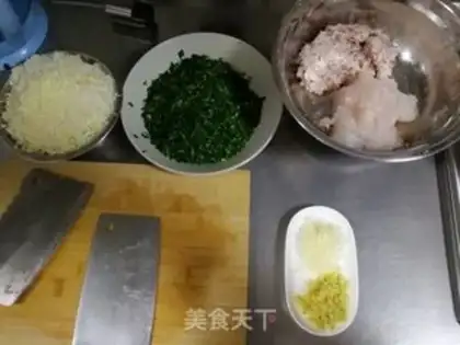 Make The salsa, the pork, the dumplings step 0