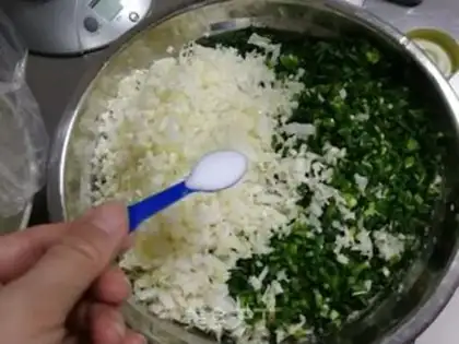 Make The salsa, the pork, the dumplings step 4