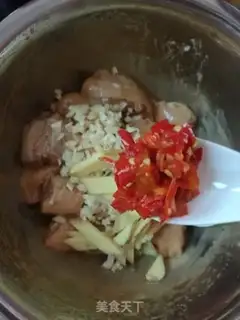 Make Blackwood, steaming chicken step 8