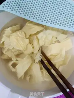 Make Tofu skin step 1