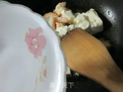 Make Shrimp duck eggs and tofu step 7