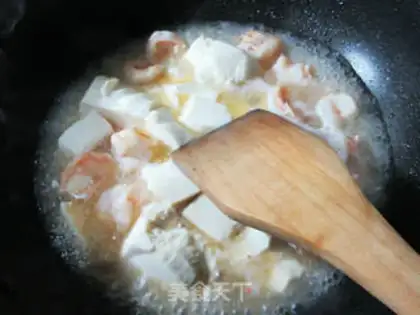 Make Shrimp duck eggs and tofu step 8