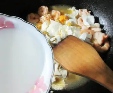 Make Shrimp duck eggs and tofu step 11