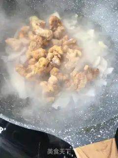 Make Lian Yuen fried meat step 4