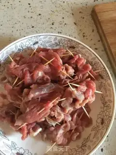 Make Toothpick lamb step 1