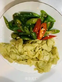 Make ♪ Potato peppers are fried back to the pot ♪ step 5