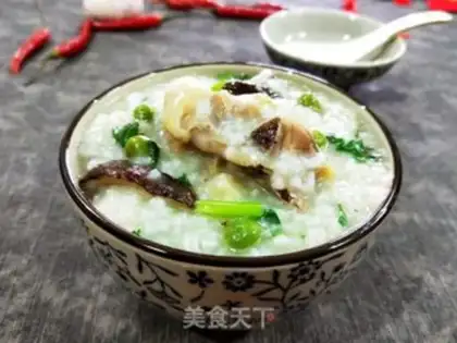 Make Porridge of mushroom peas step 7