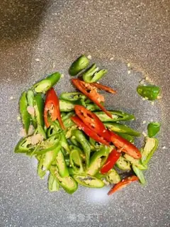 Make ♪ Potato peppers are fried back to the pot ♪ step 6