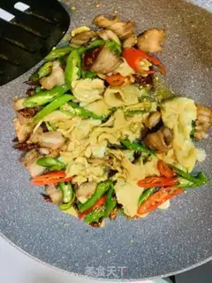 Make ♪ Potato peppers are fried back to the pot ♪ step 11