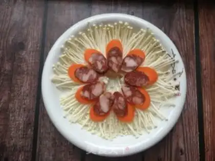 Make Golden mushroom salami step 6