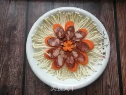 Make Golden mushroom salami step 7