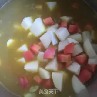 Make Curry potato stew step 9