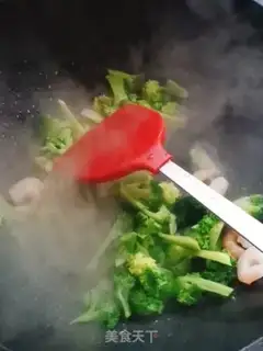 Make Shrimp broccoli step 2