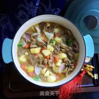 Make Curry potato stew step 14