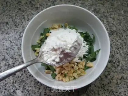 Make Fish tofu spinach omelet step 3