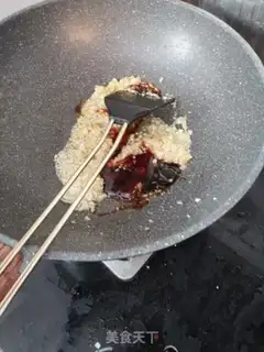 Make Garlic fan sap step 3