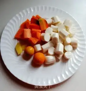 Make The gold oranges of Weishan step 0
