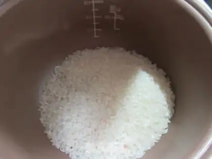 Make Red pumpkin rice congee step 3