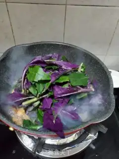 Make Shrimp-dried violet step 5