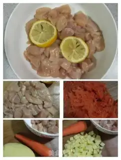 Make Homemade chicken ham sausages step 1