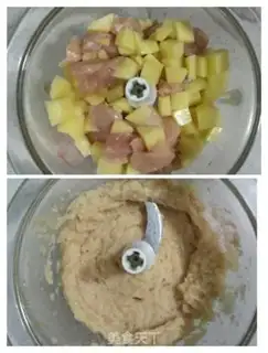 Make Homemade chicken ham sausages step 2