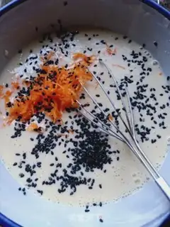 Make Breakfast eggcake step 3