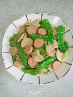 Make Homemade chicken ham sausages step 7