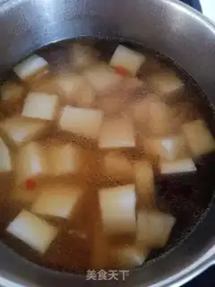 Make The radish lamb soup step 4