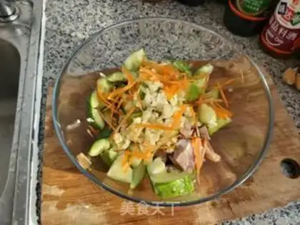 Make cucumber with pork step 5