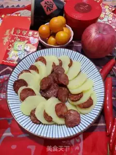Make Weenie steamed potato chips step 5
