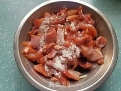 Make Spicy chicken step 1