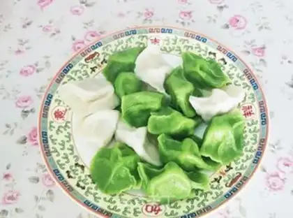 Make Eat dumplings step 19