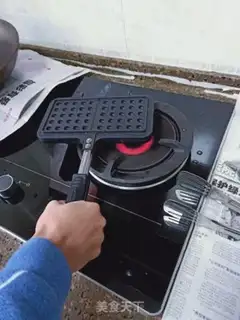 Make original waffles step 3